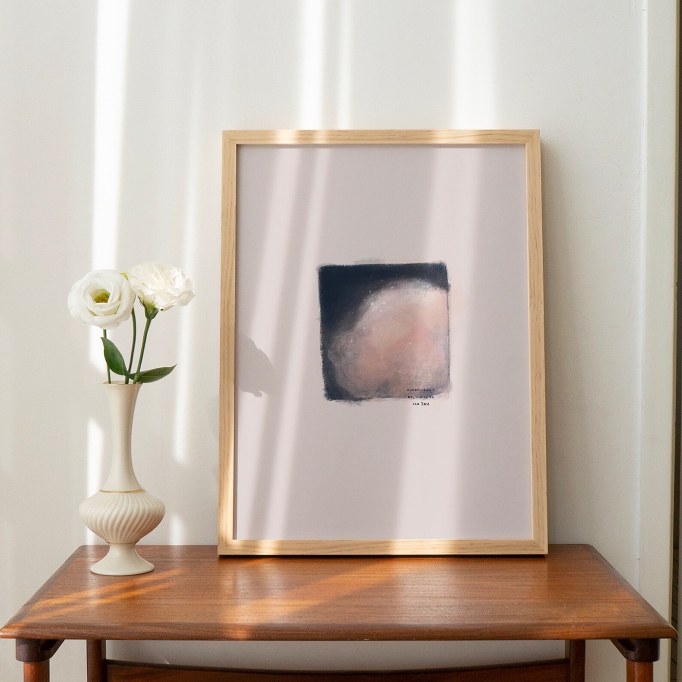 Everything For You art print, framed